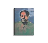 Artopweb EarthArt Total Gloss - Cuadro brillante de espejo ligero listo para colgar, decoración del hogar, arte italiano ecológico, Homage to Andy, Mao Zedong de Art Studio