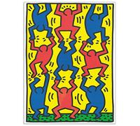 Artopweb Haring - Untitled, AIDS Update (Panel Decorativo 18x25 cm)