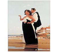 Artopweb Panel Decorativo con Diseño Vettriano The Missing Man II, Madera, Multicolor, 30x3x36 cm