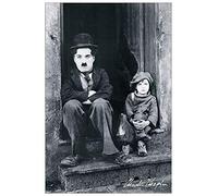 Artopweb TW18497 Charlie Chaplin, Modern Times Panel Decorativo, Multicolor, 60x90 Cm