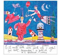 Artopweb TW18718 Musante - E Il Vento Della Sera... Panel Decorativo, Multicolor, 70x70 Cm