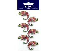 Artoz Artwork 185600-197 - Adhesivo 3D, diseño de camaleón