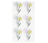 Artoz Pegatinas 3D con diseño de flores hechas a mano, diseño suizo para manualidades, regalos, tarjetas y decoraciones