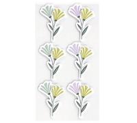 Artoz Pegatinas 3D con diseño de flores hechas a mano, diseño suizo para manualidades, regalos, tarjetas y decoraciones