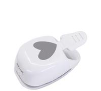 Artoz Perforadora de papel - «corazón asimétrico» de 30 mm - Perforadora para hacer tarjetas para invitaciones, cumpleaños, Navidad, tarjetas de felicitación, decoración de mesa y manualidades con