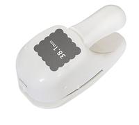 ARTOZ Perforadora de papel de 3,81 cm con forma cuadrada, perforadora, perforadora de papel, para manualidades, etiquetas, marcos de fotos, decoración de mesa, adecuado de 140 g/m² a 250 g/m²