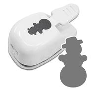 ARTOZ - Perforadora en forma de muñeco de nieve, 3,1 cm, perforadora con motivo de Navidad y Adviento, para invitaciones, tarjetas de menú y decoración, apta hasta 220 g/m²