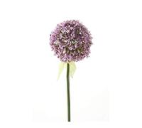 artplants.de Allium de imitación Durban, Violeta Claro, 70cm - Flor de ajo Ornamental Decorativa - Allium Textil