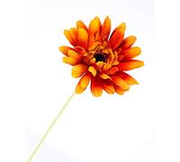 artplants.de Gerbera Artificial, Naranja, 55cm, Ø 11cm - Planta Decorativa - Flor sintética