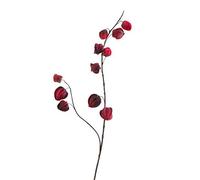 artplants.de Physalis con 11 Frutos, Violeta, 95cm - Rama Artificial - Elemento Decorativo