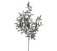 artplants.de Rama de Olivo Artificial Carson con Frutos, 100cm - Rama de árbol Artificial - Olivera sintética