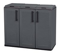 Artplast Easy Armario de Media altura en Polipropileno de La Linea Eco, Práctico para Aprovechar al Maximo el Espacio, L 1020 X P370 X H 840 Mm