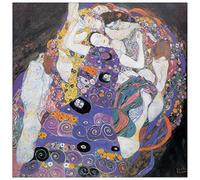 ArtPlaza AS10159 Panel Decorativo-Klimt Le Vergini Detail, Madera, Multicolor, 30x1.8x30 cm