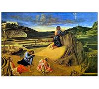 ArtPlaza Bellini Giovanni-Christ on The Mount of Olives Panel Decorativo, Madera MDF, Multicolor, 90x60 Cm