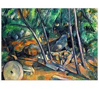 ArtPlaza Cezanne Paul-Mill Stone Panel Decorativo, Madera MDF, Multicolor, 120x90 Cm