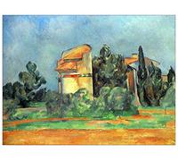 ArtPlaza Cezanne Paul-Pigeonry in Bellvue Panel Decorativo, Madera MDF, Multicolor, 120x90 Cm