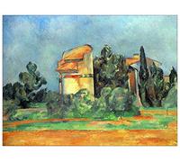 ArtPlaza Cezanne Paul-Pigeonry in Bellvue Panel Decorativo, Madera MDF, Multicolor, 80x60 Cm