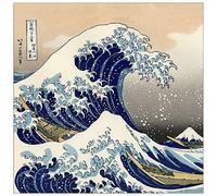 ArtPlaza Hokusai Katsushika-A Big Wave Off Kanagawa Panel Decorativo, Madera MDF, Multicolor, 50x50 Cm