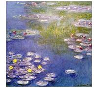 ArtPlaza Monet Claude-Nympheas at Giverny Panel Decorativo, Madera MDF, Multicolor, 50x50 Cm