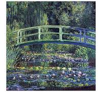 ArtPlaza Monet Claude-Water Lily Pond II Panel Decorativo, Madera MDF, Multicolor, 50x50 Cm