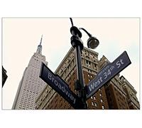 ArtPlaza Panel Decorativo-Art Studio NY City, Madera, Multicolor, 90x1.8x60 cm
