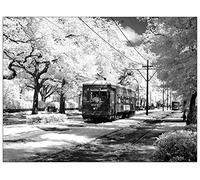 ArtPlaza Panel Decorativo-Art Studio Tram, Madera, Multicolor, 80x1.8x60 cm