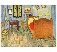 ArtPlaza Panel Decorativo Gogh Vincent Van Gogh's Bedroom, Madera, Multicolor, 80x1.8x60 cm