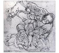 ArtPlaza Panel Decorativo-Hokusai Katsushika Suikoden Scene, Madera, Multicolor, 100x1.8x100 cm