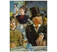 ArtPlaza Panel Decorativo-Manet Èdouard Cafe Concert, Madera, Multicolor, 60x1.8x80 cm