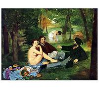 ArtPlaza Panel Decorativo-Manet Èdouard Luncheon On The Grass 1863", Madera, Multicolor, 120x1.8x90 cm