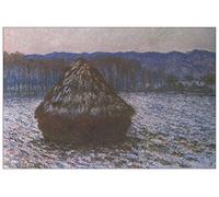 ArtPlaza Panel Decorativo-Monet Claude Haystacks, Madera, Multicolor, 90x1.8x60 cm