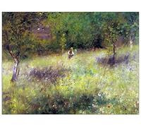 ArtPlaza Panel Decorativo-Renoir Pierre Auguste FruìHling In Chatou, Madera, Multicolor, 120x1.8x90 cm