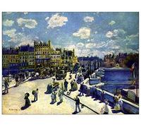 ArtPlaza Panel Decorativo-Renoir Pierre Auguste Pont Neuf, Madera, Multicolor, 80x1.8x60 cm