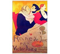 ArtPlaza Panel Decorativo-Toulouse Lautrec Rene De Joie, Madera, Multicolor, 60x1.8x90 cm