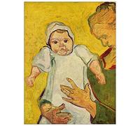 ArtPlaza Panel Decorativo-Van Gogh Vincent Augustine Roulin with Her Infant, Madera, Multicolor, 60x1.8x80 cm