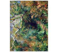 ArtPlaza Renoir Pierre-Auguste-Landscape in Southern France Panel Decorativo, Madera MDF, Multicolor, 60x80 Cm