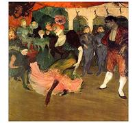 ArtPlaza Toulouse-Lautrec-Chilperic Panel Decorativo, Madera MDF, Multicolor, 30x30 Cm