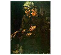 ArtPlaza Van Gogh Vincent-Child on Lap Panel Decorativo, Madera MDF, Multicolor, 90x120 Cm