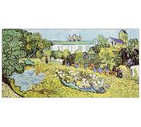 ArtPlaza Van Gogh Vincent Garden of The Daubignys Panel Decorativo, Madera MDF, Multicolor, 100x50 Cm