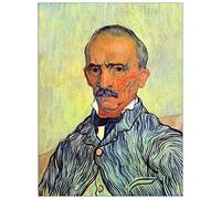 ArtPlaza Vincent-Keeper Lunatic Asylum of Saint-Paul, Trabucby Van Gogh Panel Decorativo, Madera MDF, Multicolor, 60x80 Cm