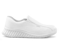 Artra Arica Zapatos de seguridad S2 SRC Blanco - Zapatos de trabajo ligeros con punta de acero antideslizante para gastronomía, medicina y cuidado, Color blanco., 35 EU