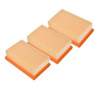 Artraise Pack de 3 filtros de pliegues planos compatibles con Kärcher aspiradoras multiusos WD4, WD5, WD6, MV4, MV5, MV6, compatible con Kärcher Filter 2.863-005.0