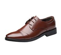 ARtray B Ware Zapatos Hombres Hombres Moda Hueco Casual Clásico Correa de Cuero de Negocios Zapatos Zapatos de Tenis, marrón, 41 EU