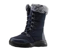 ARtray Botas de senderismo para mujer, impermeables, botas de invierno para mujer, botines cálidos de invierno, botas de nieve forradas de felpa, botas de nieve de color puro, zapatos de jardín