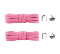 ARTRAY Cordones de cierre rápido para niños, cordones deportivos elásticos ajustables, cordones redondos para zapatos de invierno, rosa, talla única