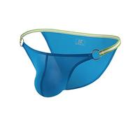 ARtray Jack - Calzoncillos tipo bóxer para hombre, 4 Vankaze Hoop, color liso, seda de hielo, ahuecados, sexy, transpirables, de nailon con cintura baja, calzoncillos tipo bóxer de satén para hombre