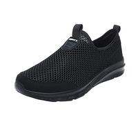 ARtray Turnschuhe Herren BarfußSchuhe MäNner Low-Top Sneaker Leichtgewicht Outdoor GemüTlich Turnschuhe Netz Atmungsaktive Laufschuhe Mit Mesh-Obermaterial Und Rutschfester Sohle Wandern, Negro , 40
