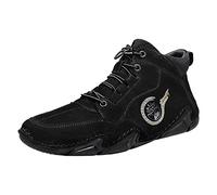 ARTRAY Unisex BarfußSchuhe Turnschuhe Herren Rutschfest Atmungsaktiv Zehenschuhe Leichtetrekkingschuhe Freizeit StraßEnlaufschuhe Senioren Vielseitig Freizeitschuhee Hohe Mode Kurze Stiefel, Schwarz2