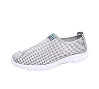 ARtray Walkingschuhe Herren Turnschuhe - Zapatillas deportivas para hombre, para deporte, Fitnessstudio Sportschuhe Leichte Atmungsaktives Netz Leichtgewichts Fitnessschuhe Flexibel Und Biegsam, gris