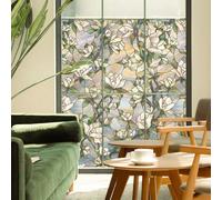 Artscape Magnolia stellata, película de privacidad para Ventana con patrón de Colores Vibrantes, no Adhesiva, protección UV, fácil de aplicar y Quitar, 61 x 91,5 cm, Fabricada en Estados Unidos